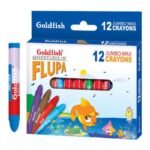 Pack of 12 FLUPA Jumbo Wax Crayons